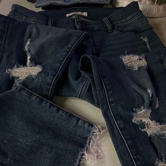 PacSun Denim - PacSun Denim Distressed Skinny Jeans High Rise w/Frayed Ankle Great Condition